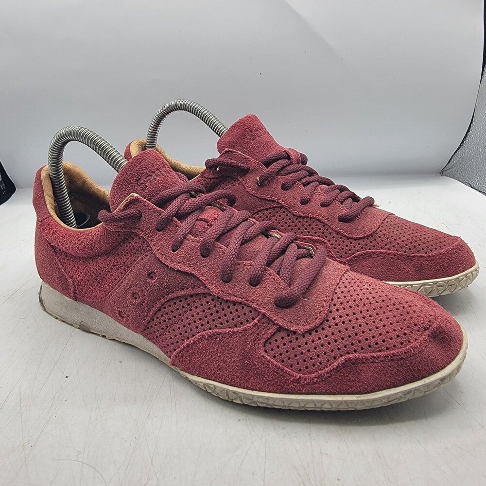 Saucony Jazz Womens 8.5 Red Sneaker Shoes Casual Walking Comfort S60290-1
